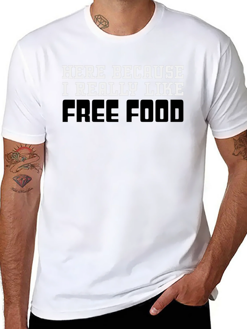 Funny Free Food T-Shirt