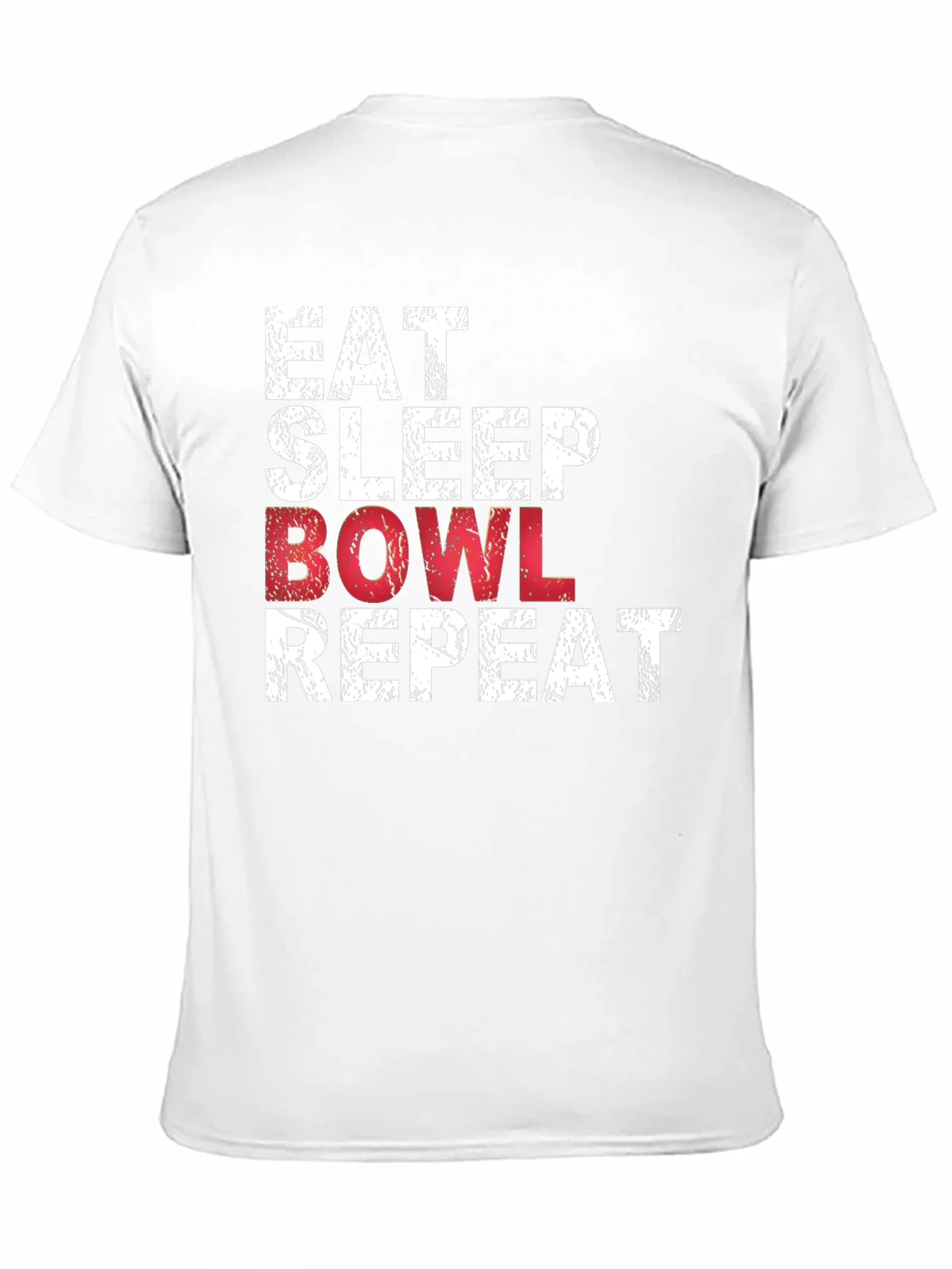 Eat Sleep Bowl Repeat Graphic T-Shirt