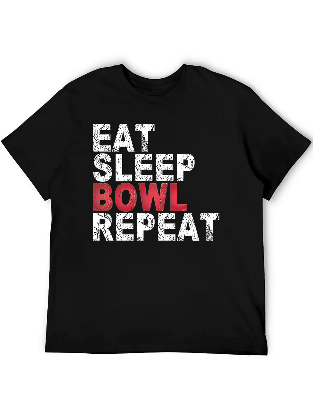 Eat Sleep Bowl Repeat Graphic T-Shirt