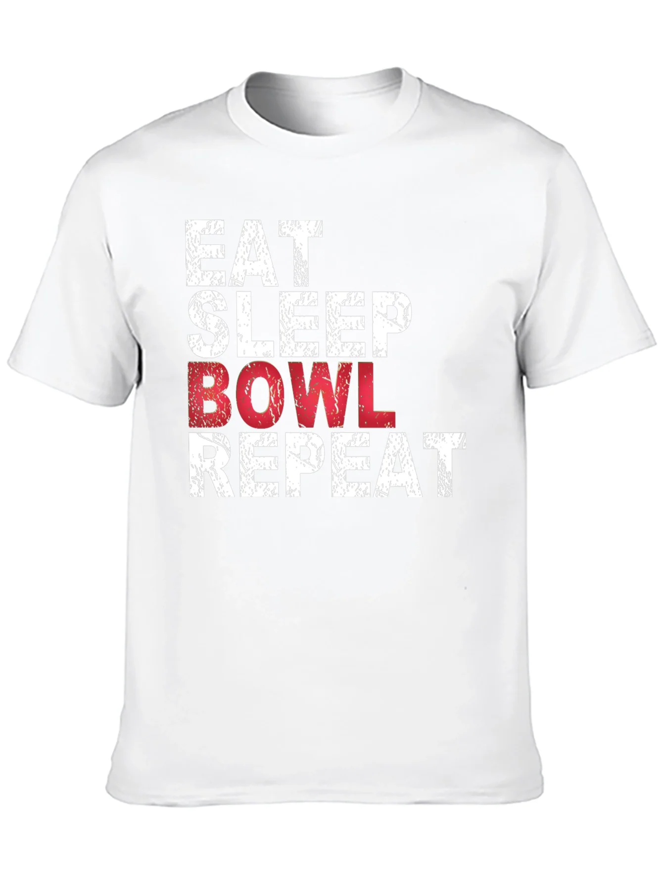 Eat Sleep Bowl Repeat Graphic T-Shirt