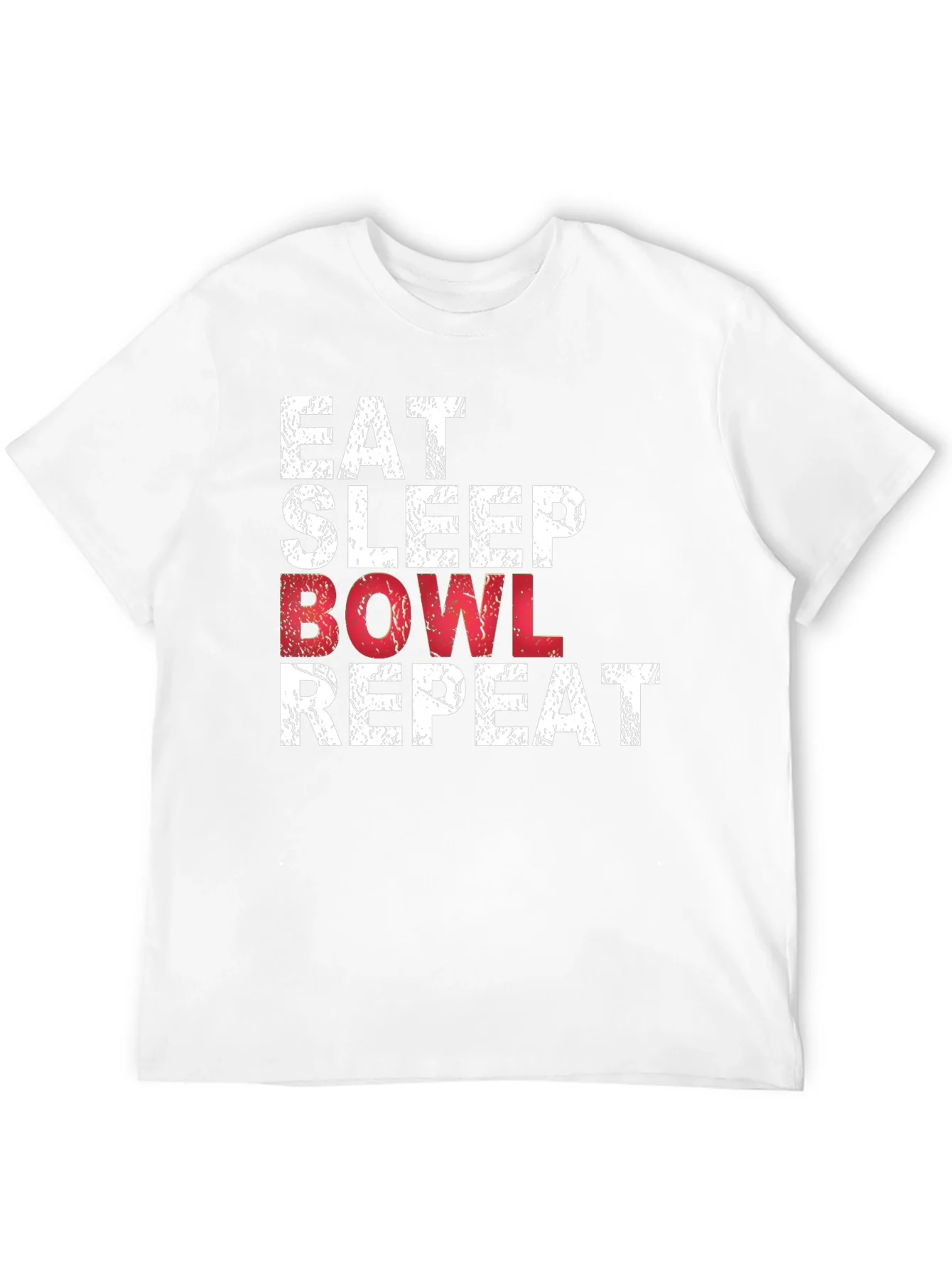 Eat Sleep Bowl Repeat Graphic T-Shirt