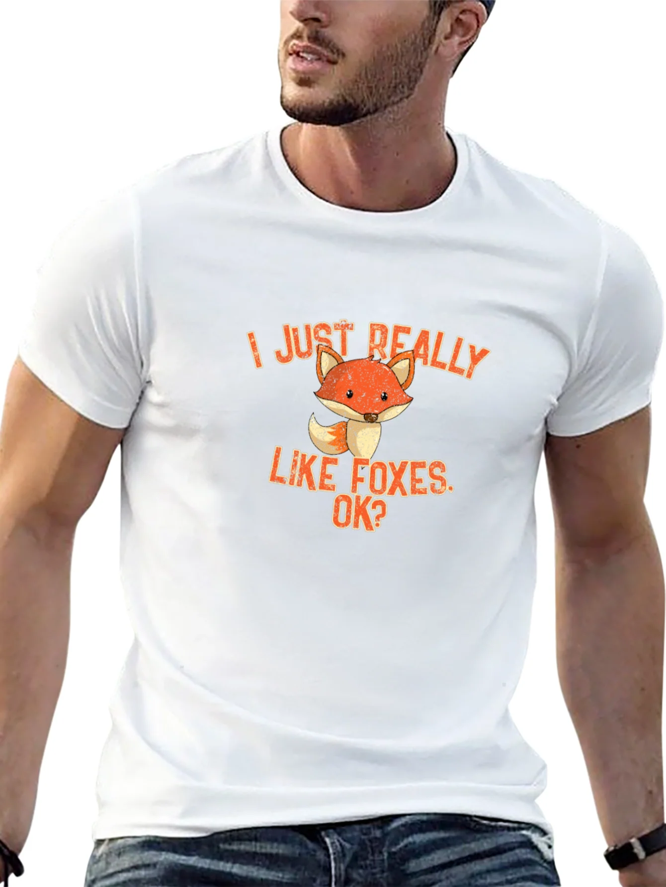 I Just Really Like Foxes OK? Graphic Tee