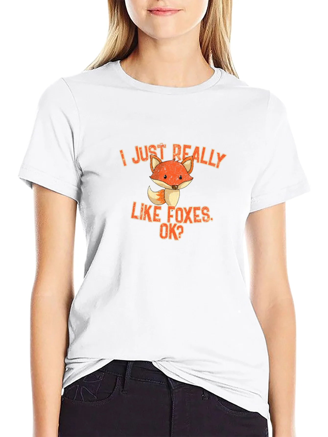 I Just Really Like Foxes OK? Graphic Tee