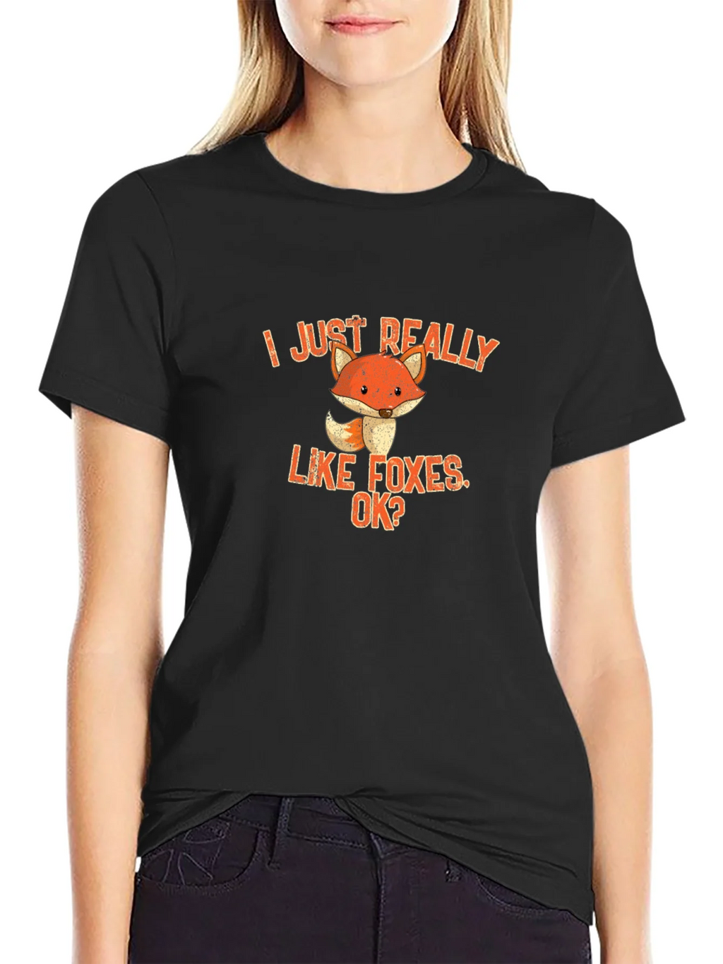 I Just Really Like Foxes OK? Graphic Tee