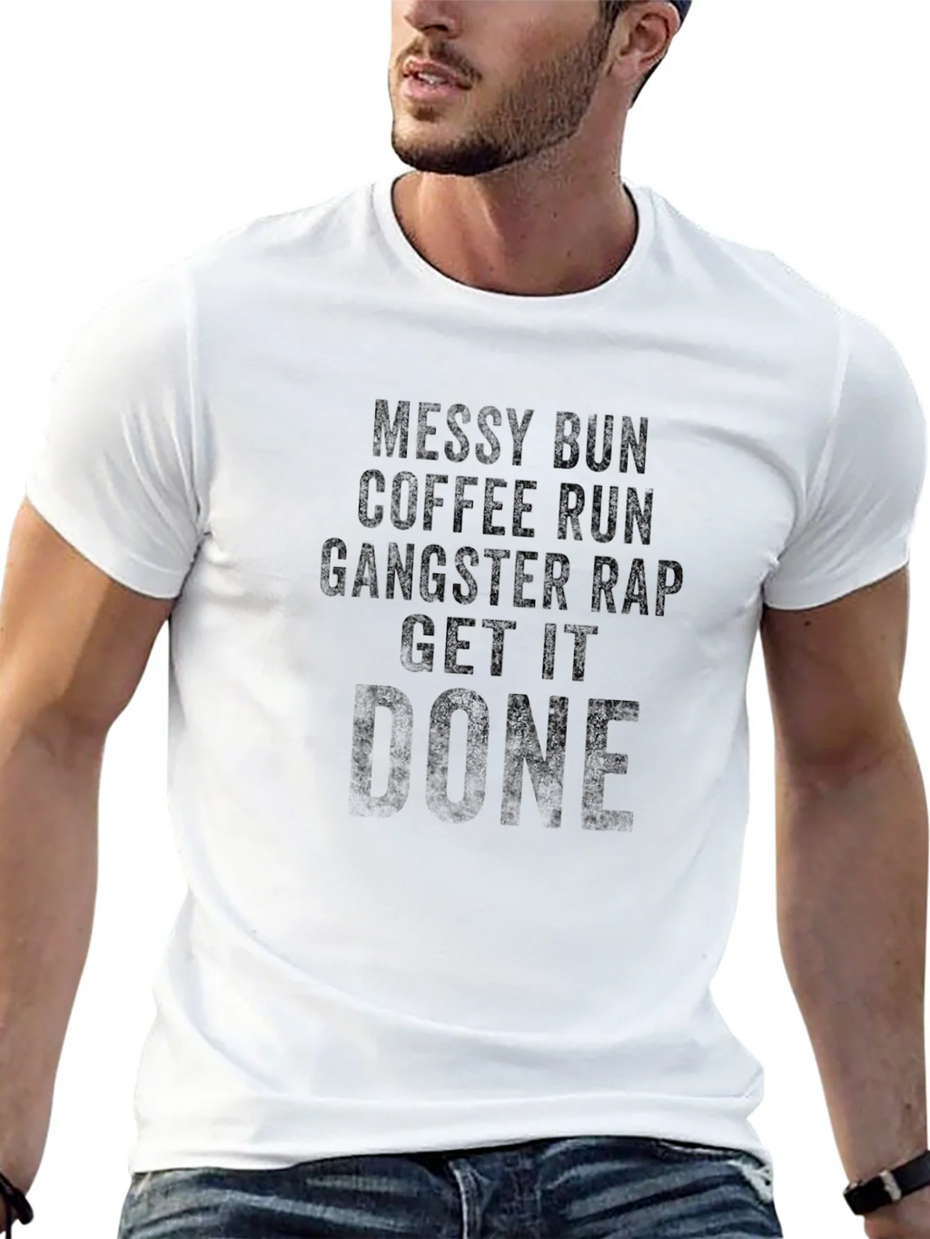 Messy Bun Coffee Run T-Shirt
