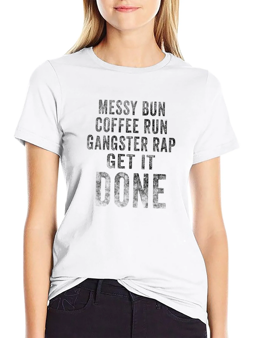 Messy Bun Coffee Run T-Shirt