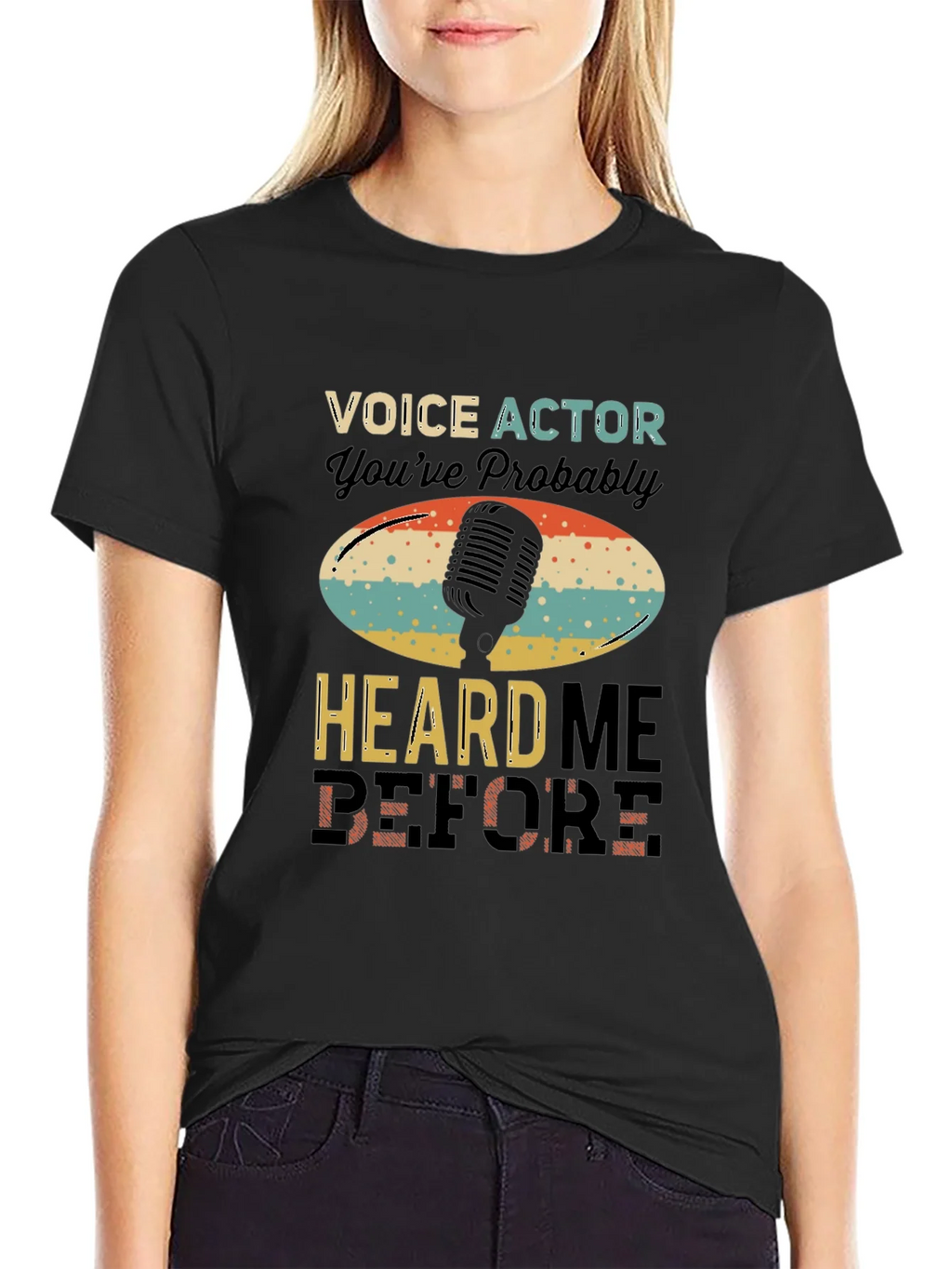 Voice Actor Retro T-Shirt