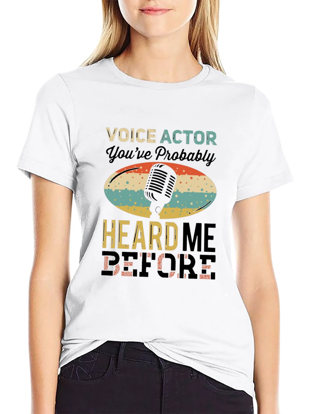 Voice Actor Retro T-Shirt