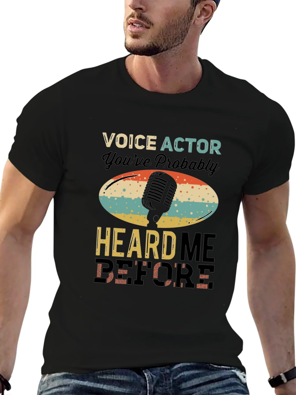 Voice Actor Retro T-Shirt
