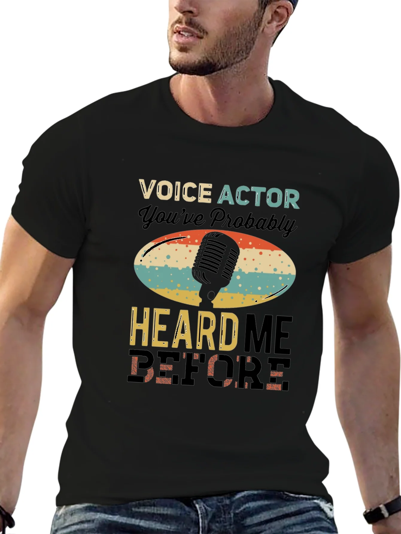 Voice Actor Retro T-Shirt