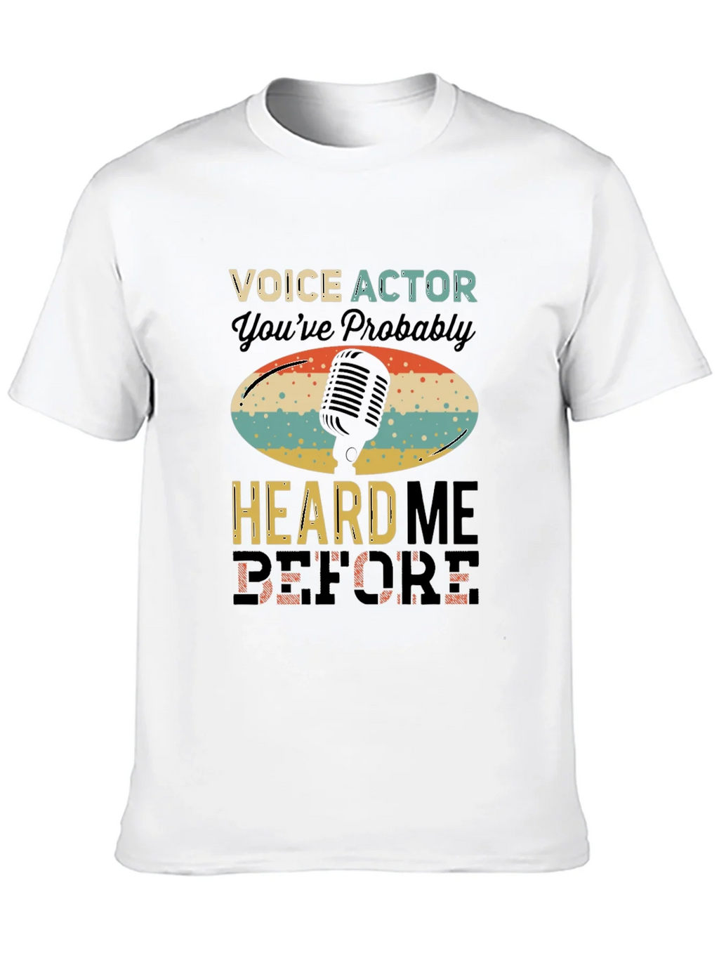 Voice Actor Retro T-Shirt