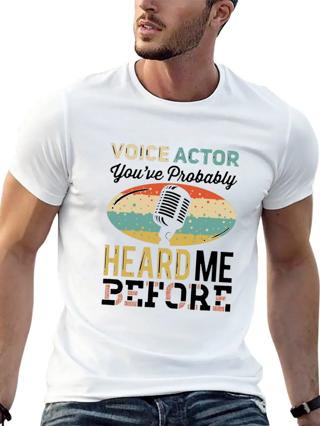 Voice Actor Retro T-Shirt