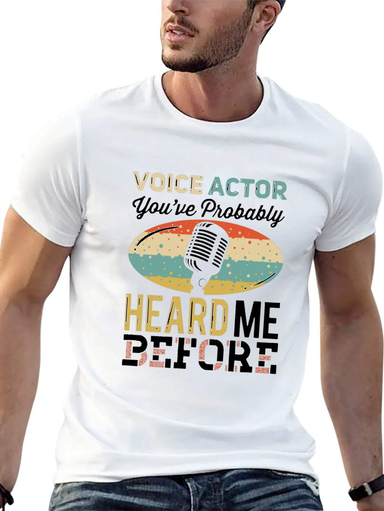 Voice Actor Retro T-Shirt