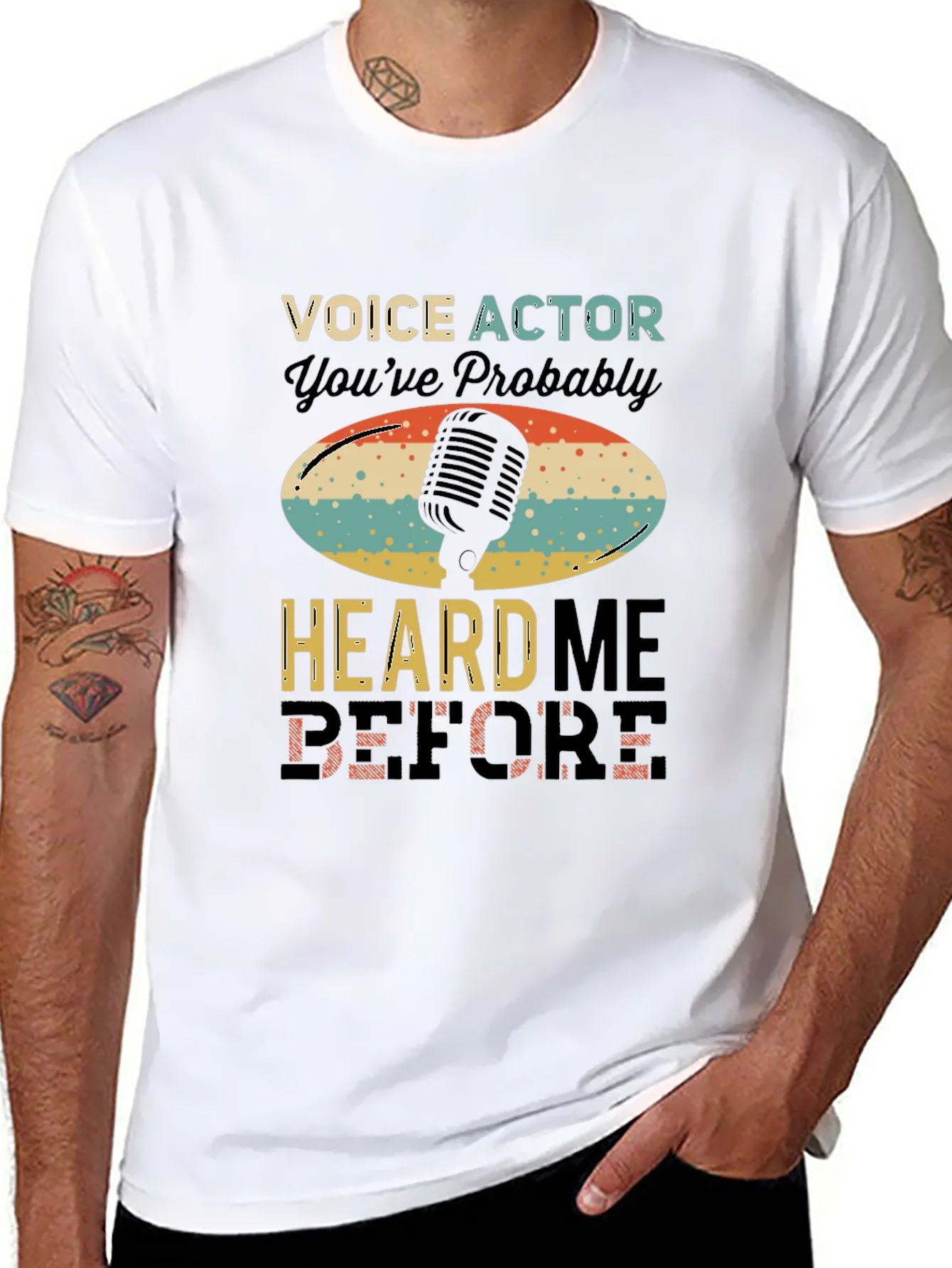 Voice Actor Retro T-Shirt