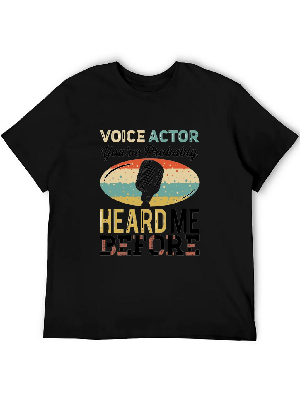 Voice Actor Retro T-Shirt