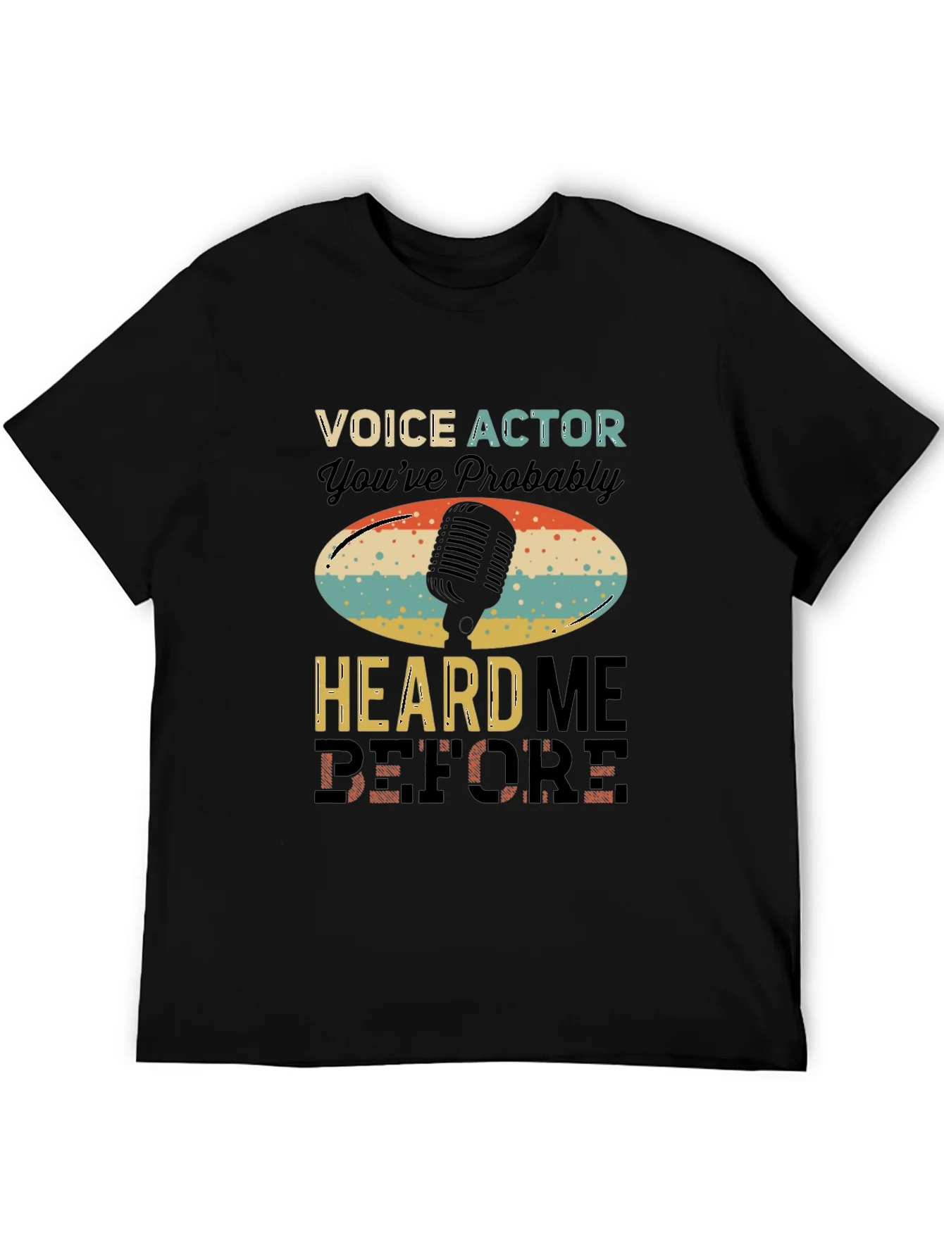 Voice Actor Retro T-Shirt