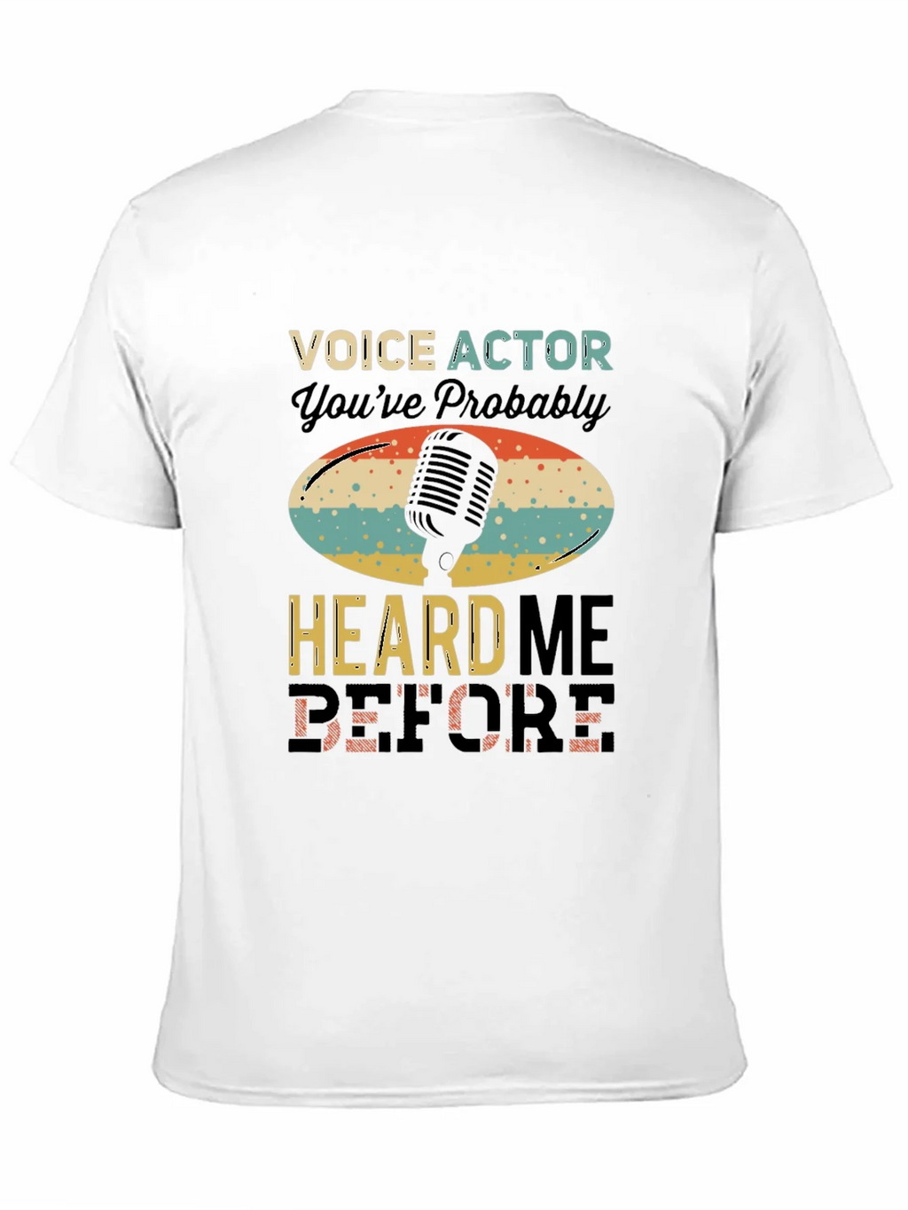 Voice Actor Retro T-Shirt