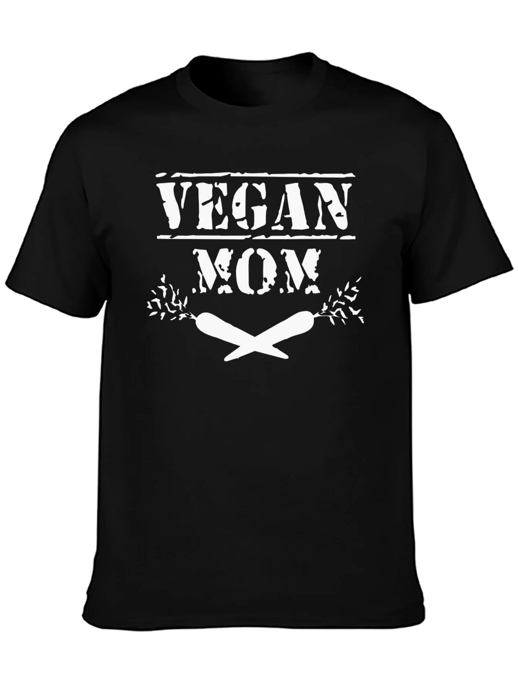 Vegan Mom Graphic T-Shirt - Black