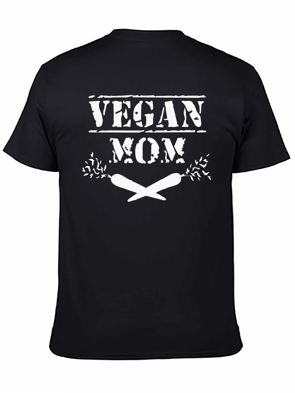 Vegan Mom Graphic T-Shirt - Black