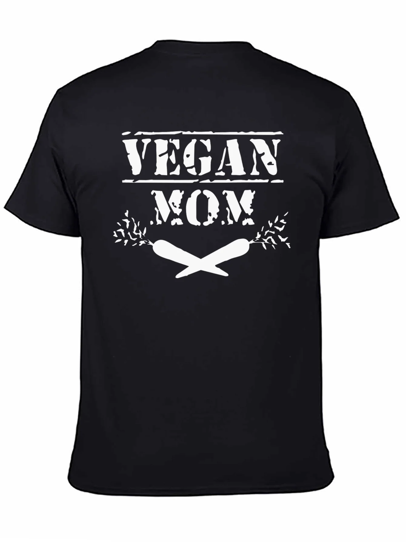 Vegan Mom Graphic T-Shirt - Black