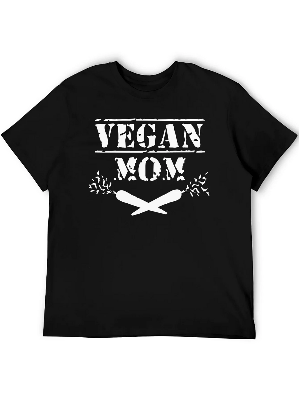Vegan Mom Graphic T-Shirt - Black