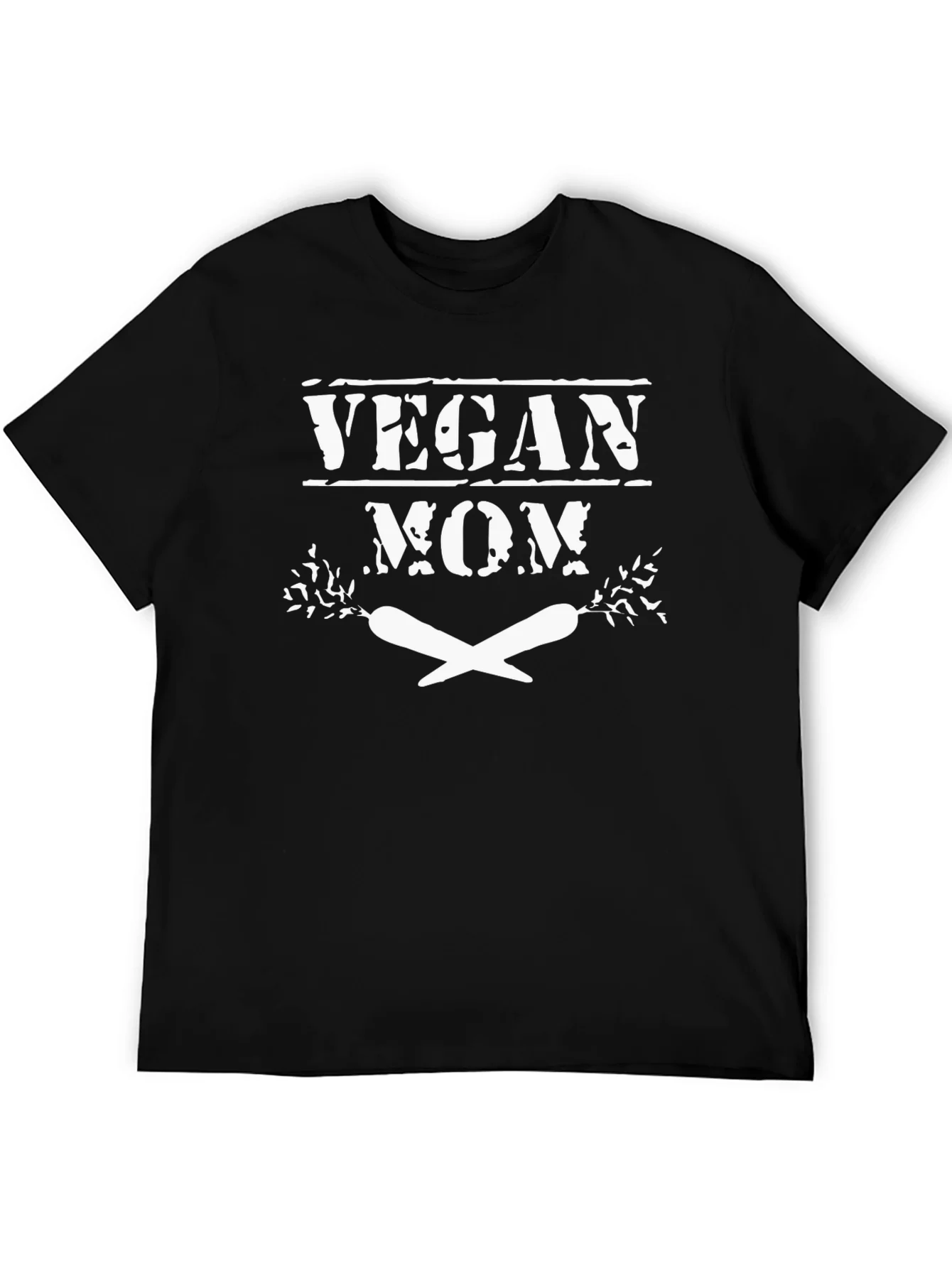 Vegan Mom Graphic T-Shirt - Black