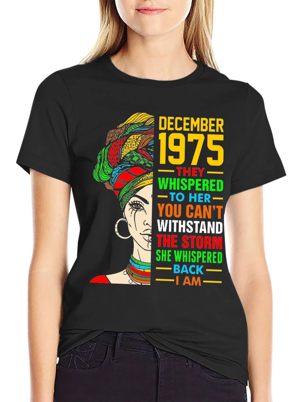 December 1975 Black Woman T-Shirt