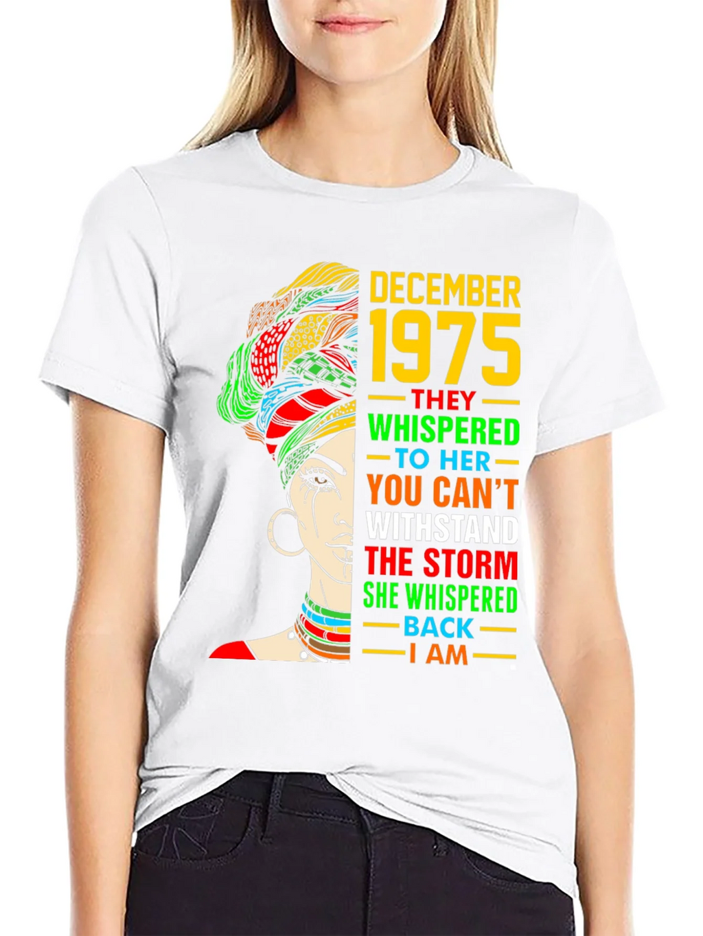 December 1975 Black Woman T-Shirt