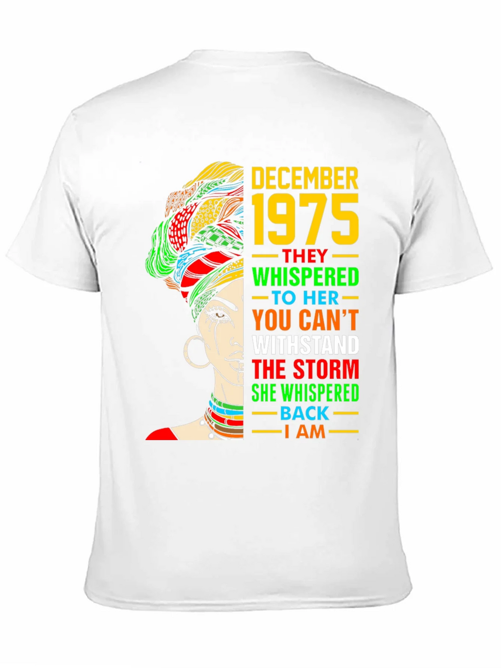 December 1975 Black Woman T-Shirt
