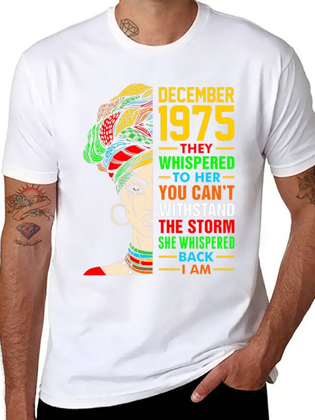 December 1975 Black Woman T-Shirt