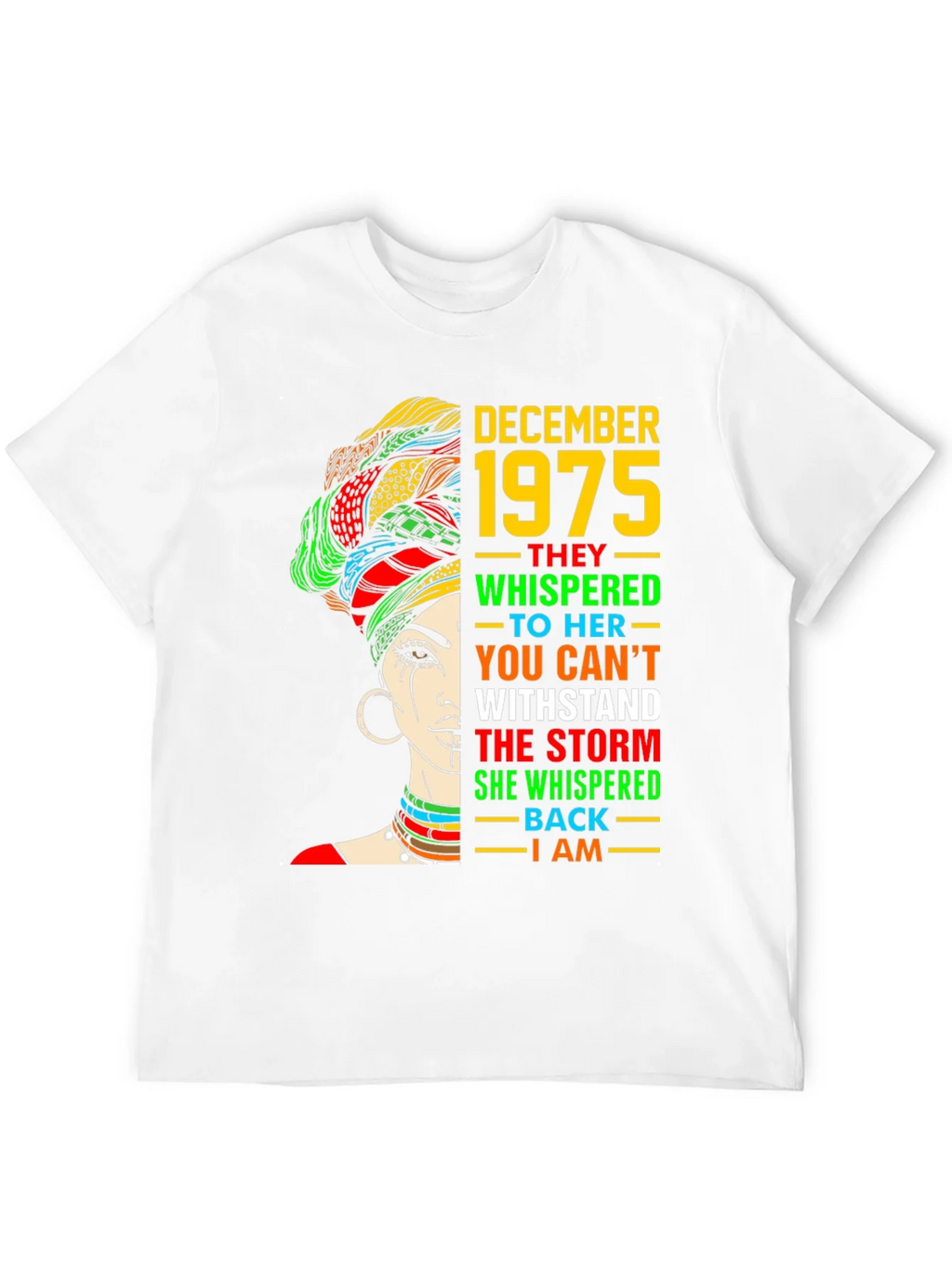 December 1975 Black Woman T-Shirt