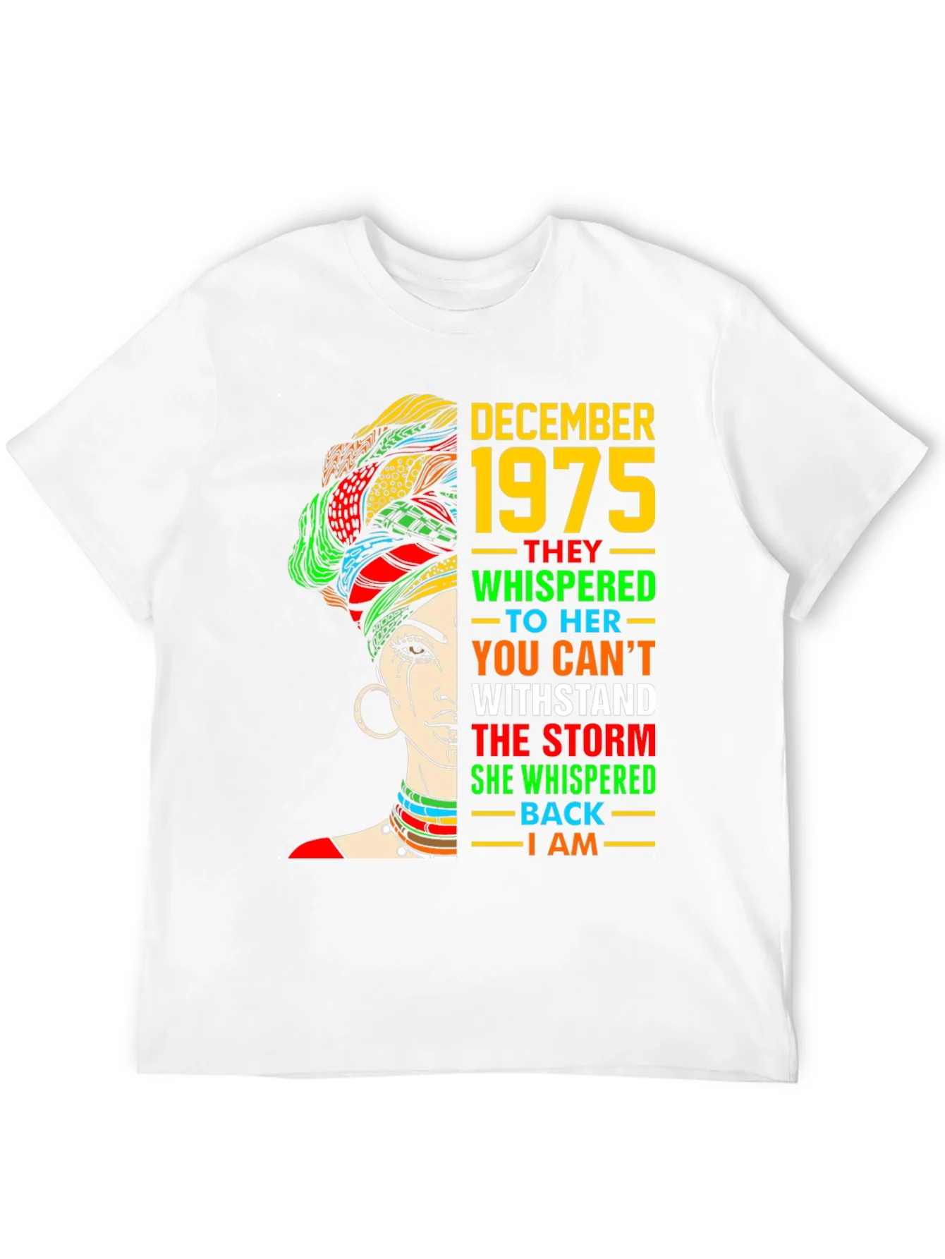 December 1975 Black Woman T-Shirt