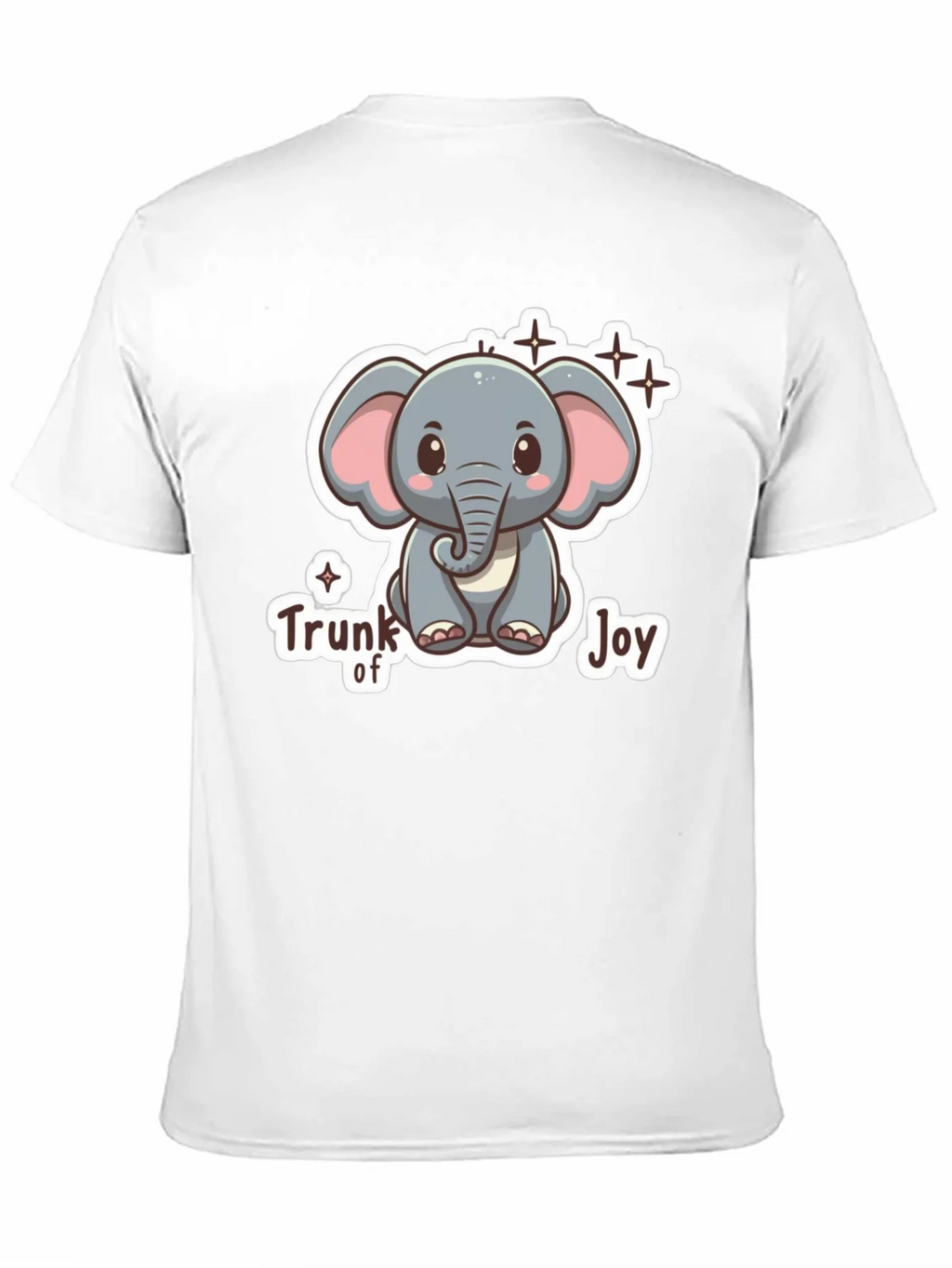 Cute Elephant Trunk of Joy Graphic T-Shirt