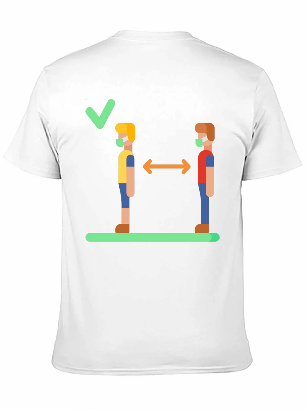 Social Distance Graphic Tee - Stay Safe & Stylish
