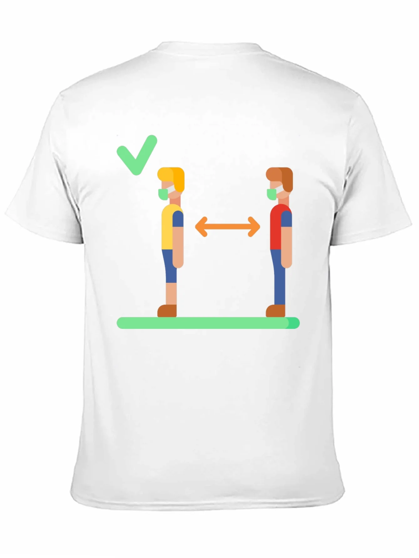 Social Distance Graphic Tee - Stay Safe & Stylish