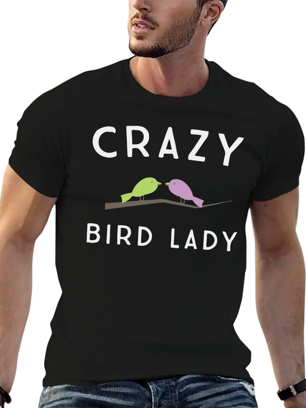 Crazy Bird Lady T-Shirt - Unique Bird Lover Gift
