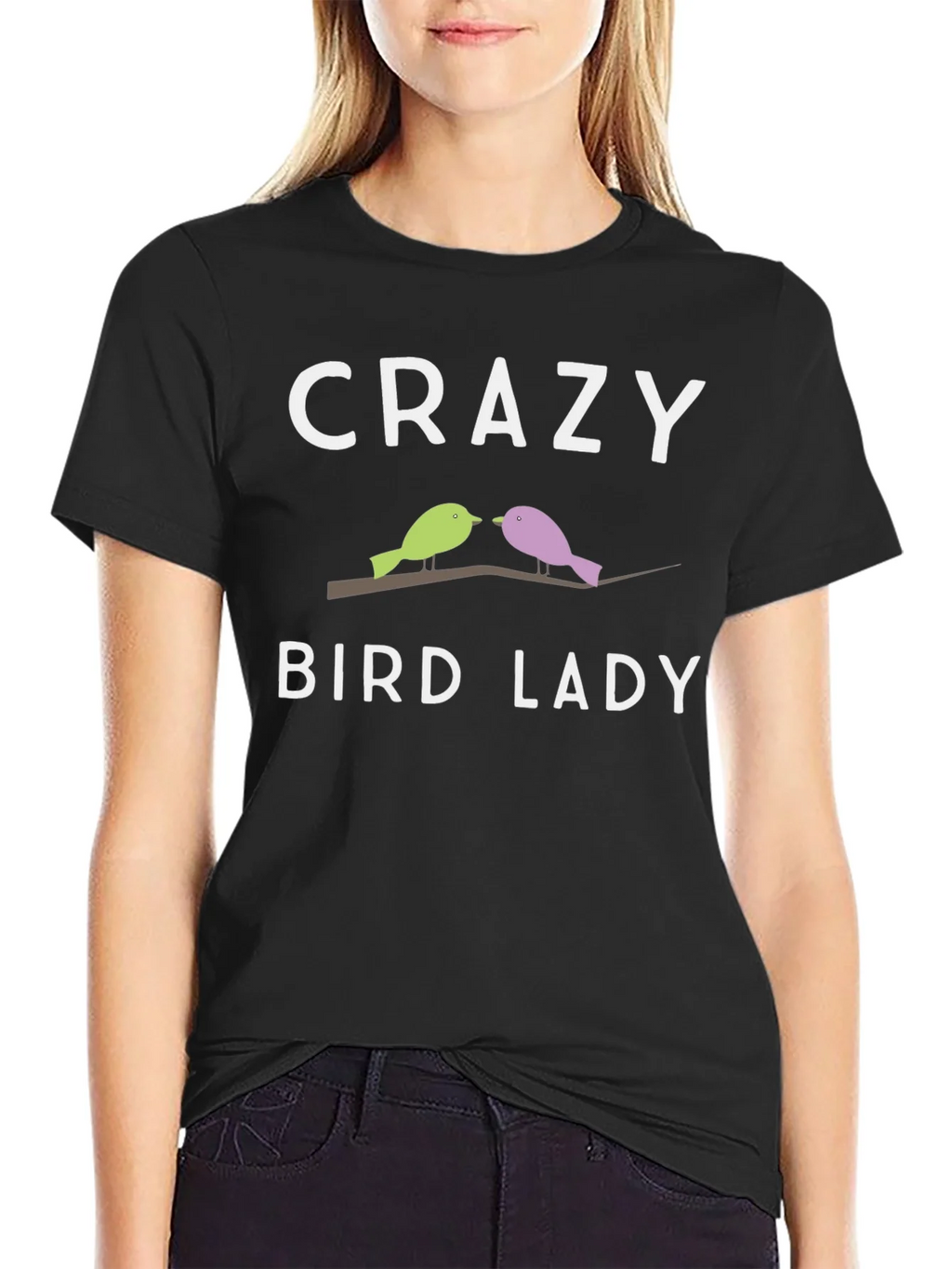 Crazy Bird Lady T-Shirt - Unique Bird Lover Gift