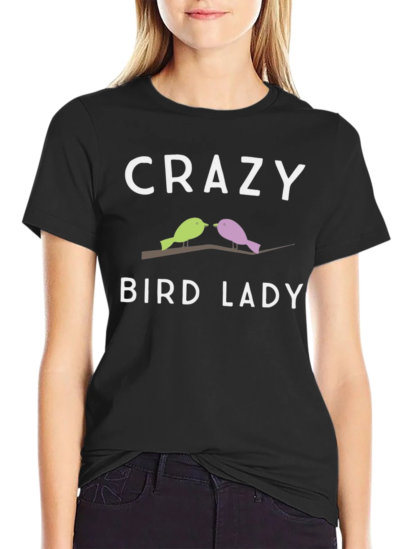 Crazy Bird Lady T-Shirt - Unique Bird Lover Gift