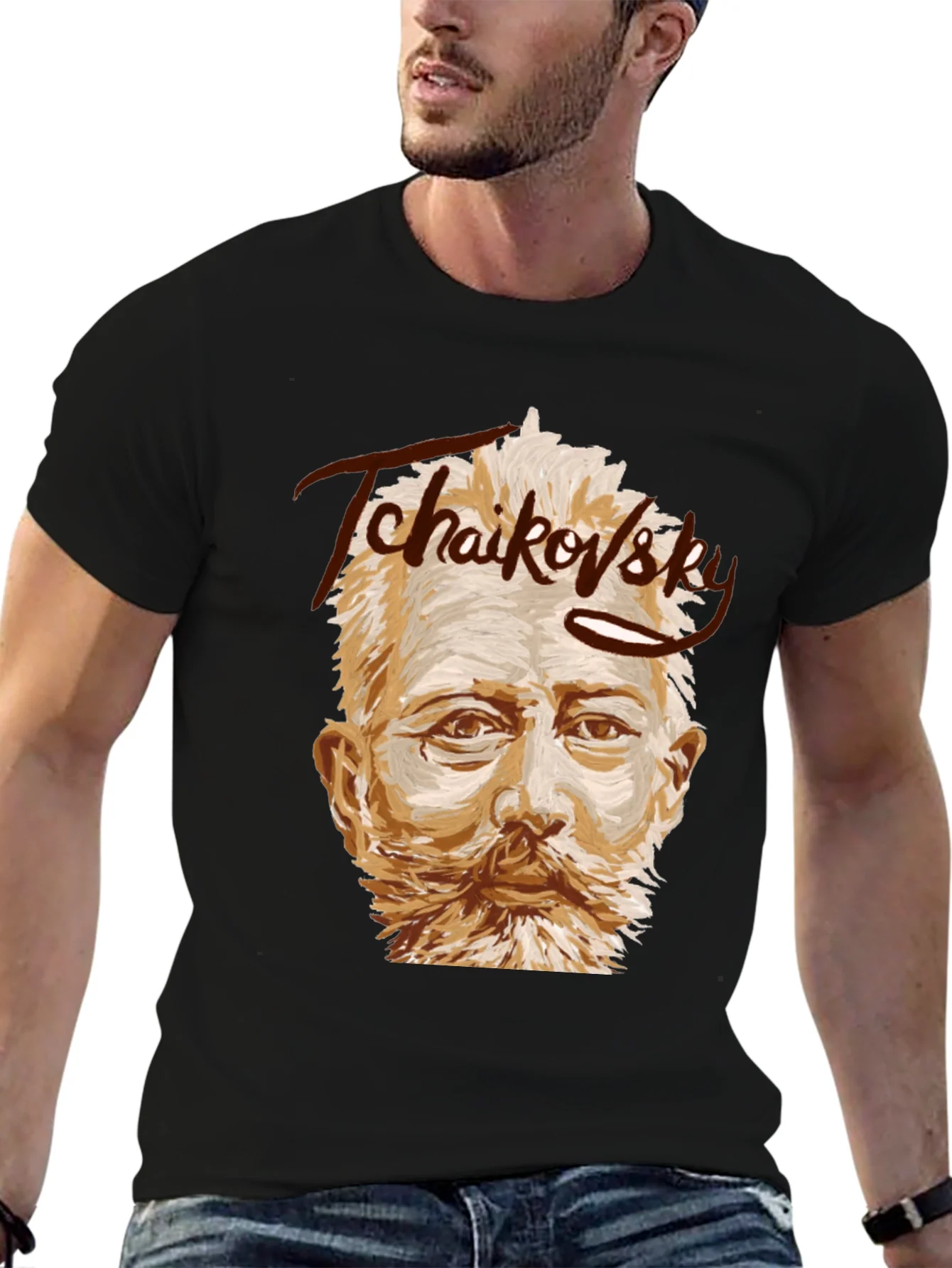 Tchaikovsky Portrait Graphic Tee