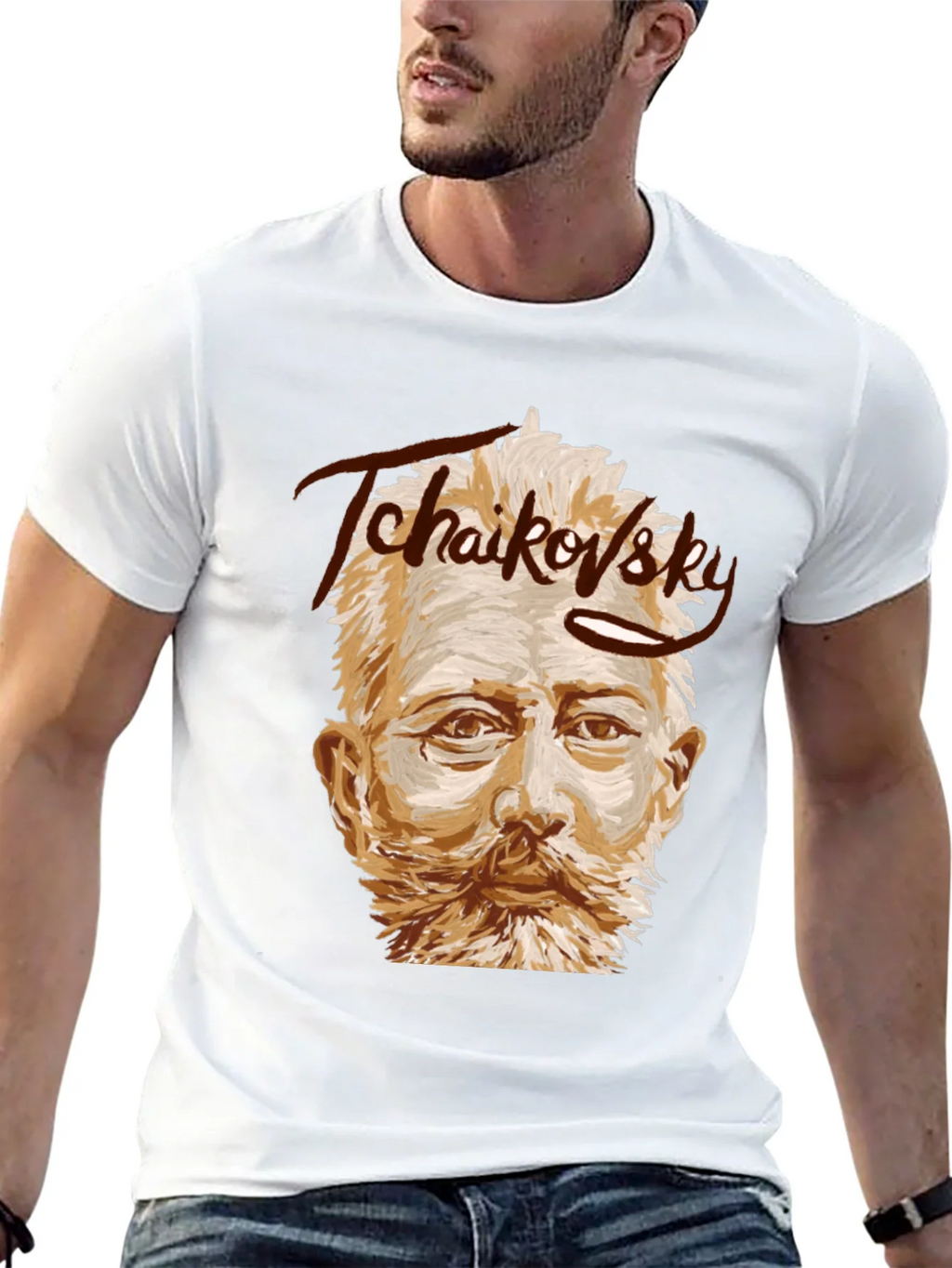 Tchaikovsky Portrait Graphic Tee