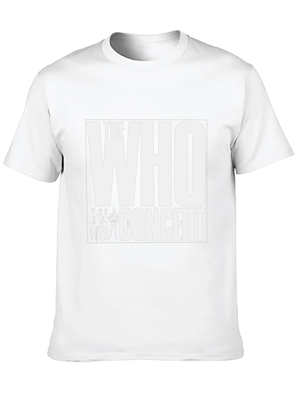 The Who In Concert Black T-Shirt