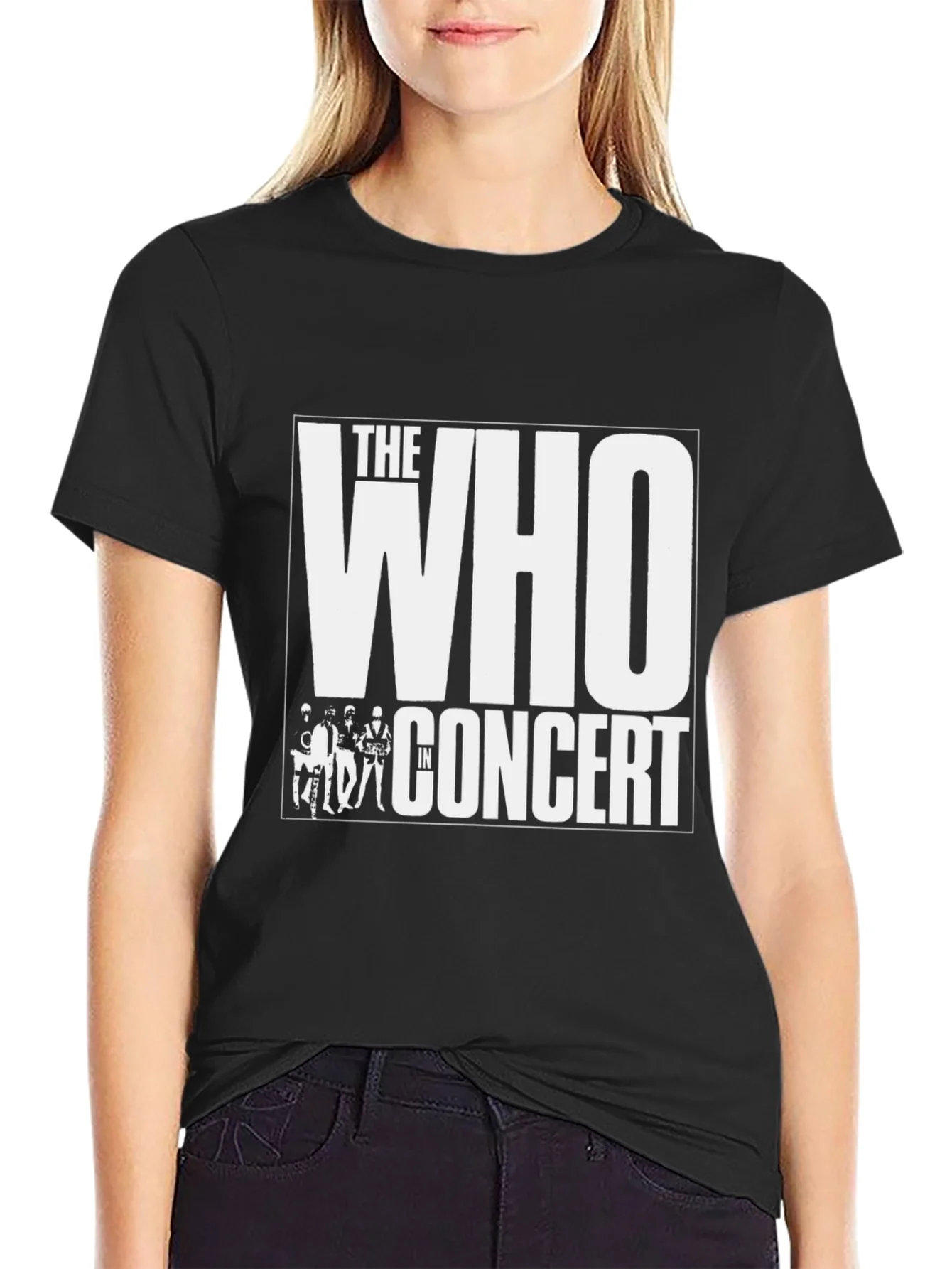 The Who In Concert Black T-Shirt