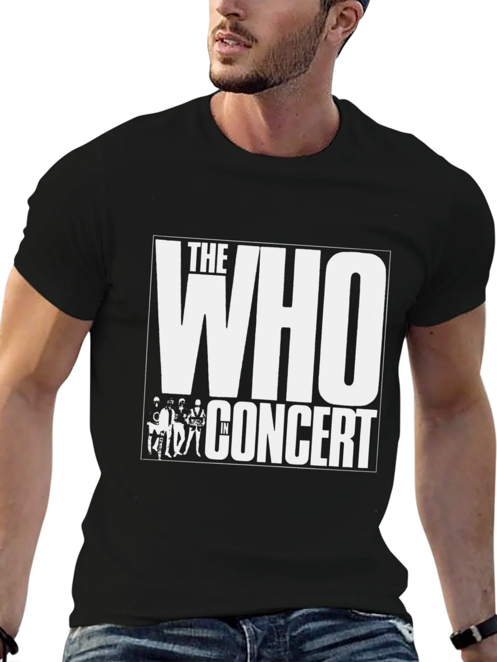 The Who In Concert Black T-Shirt