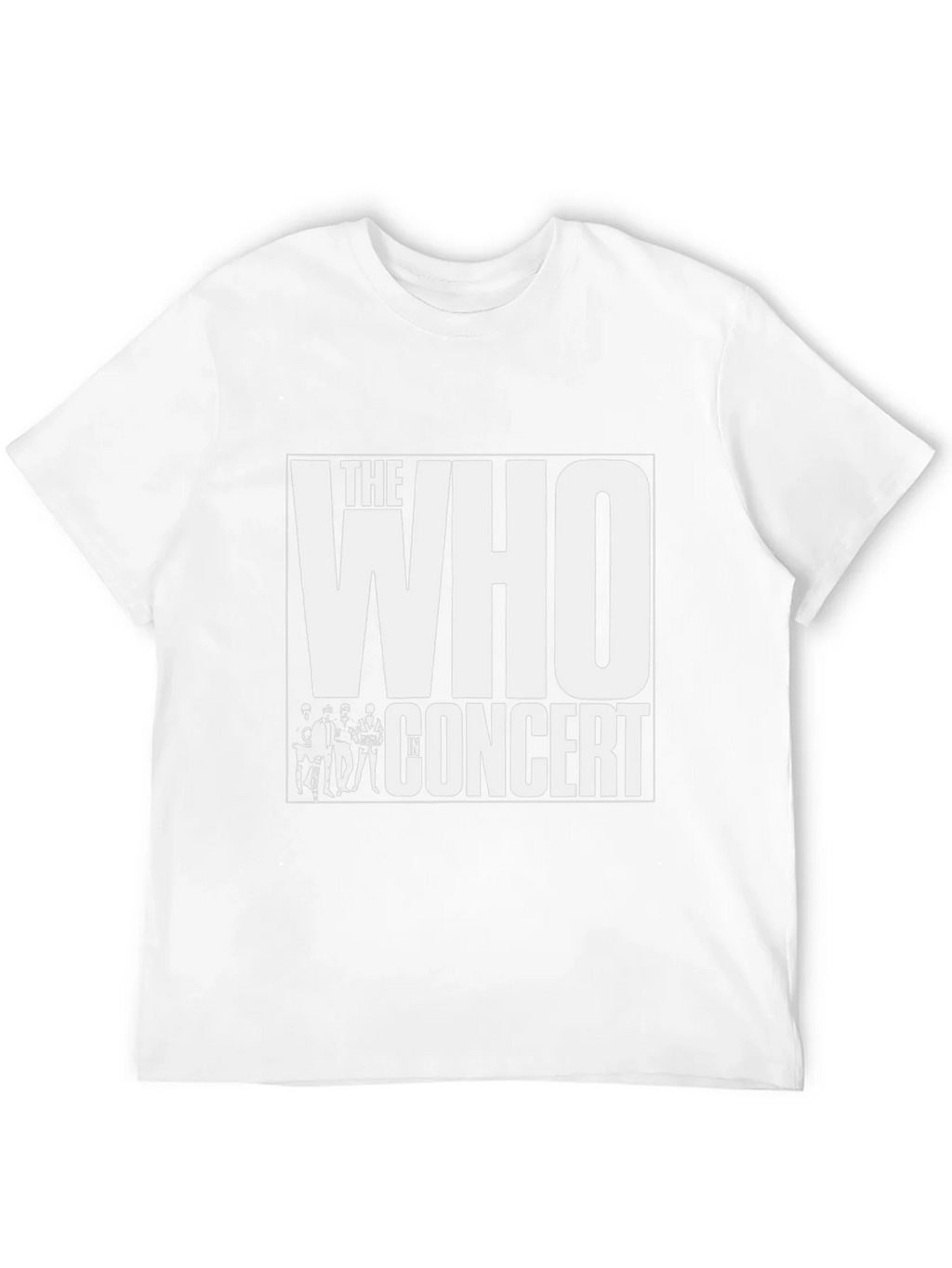 The Who In Concert Black T-Shirt