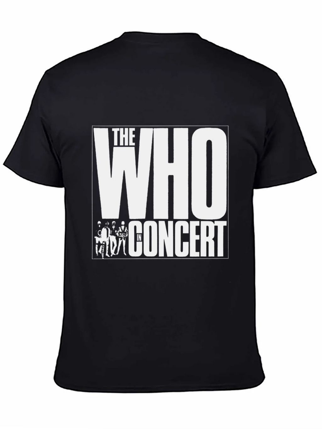 The Who In Concert Black T-Shirt