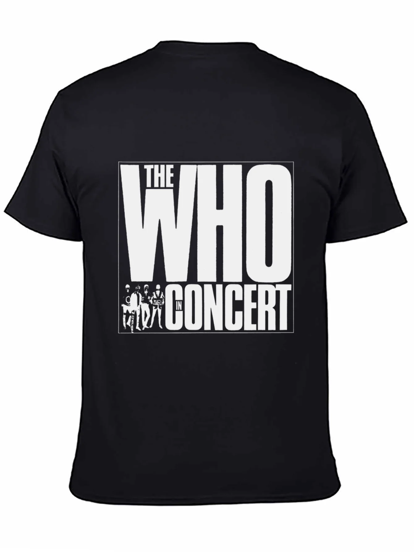 The Who In Concert Black T-Shirt