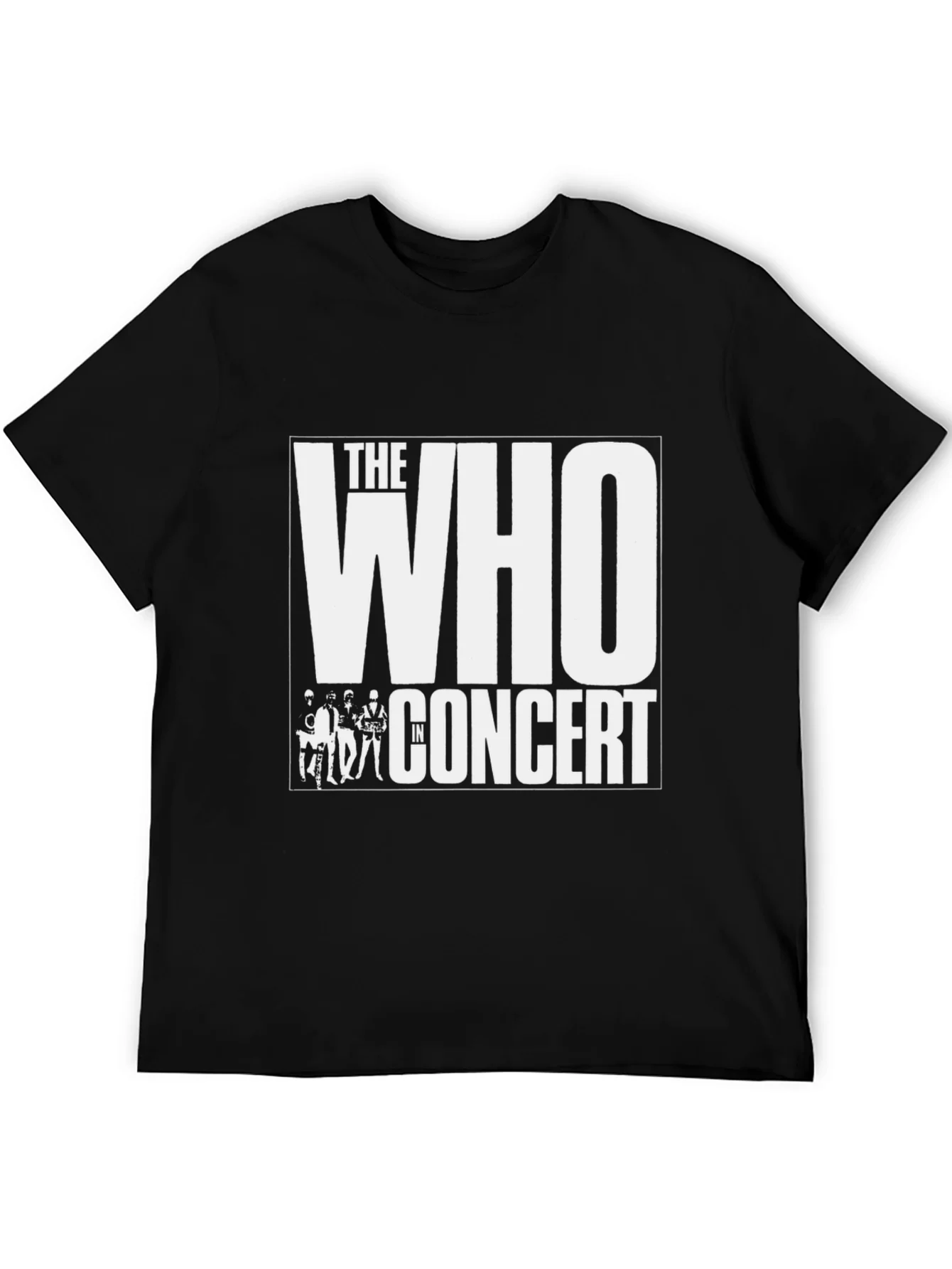 The Who In Concert Black T-Shirt