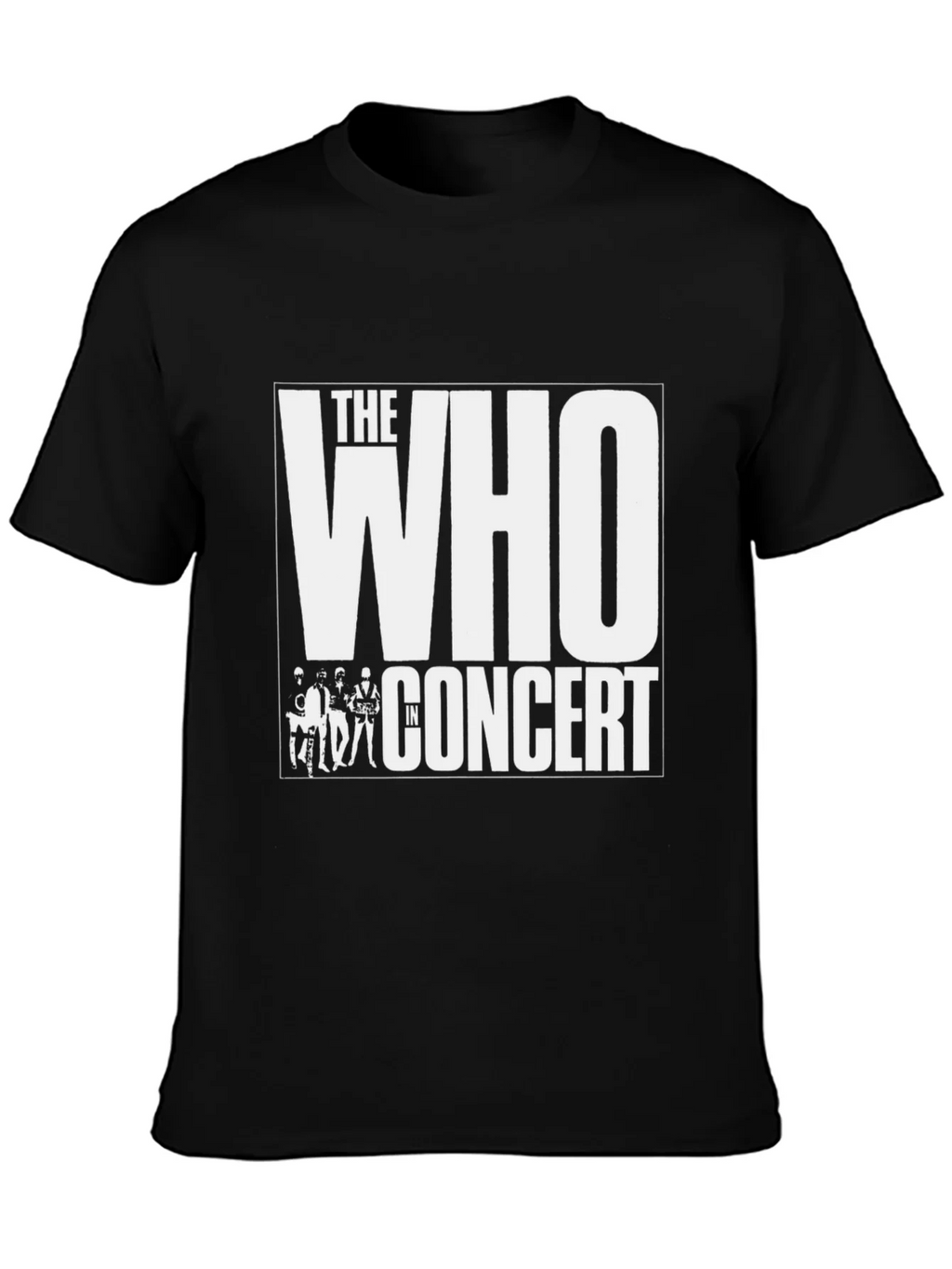 The Who In Concert Black T-Shirt