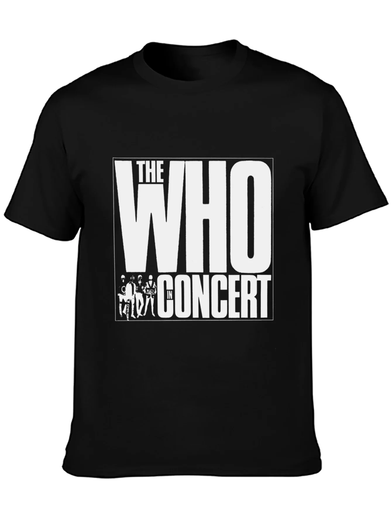 The Who In Concert Black T-Shirt