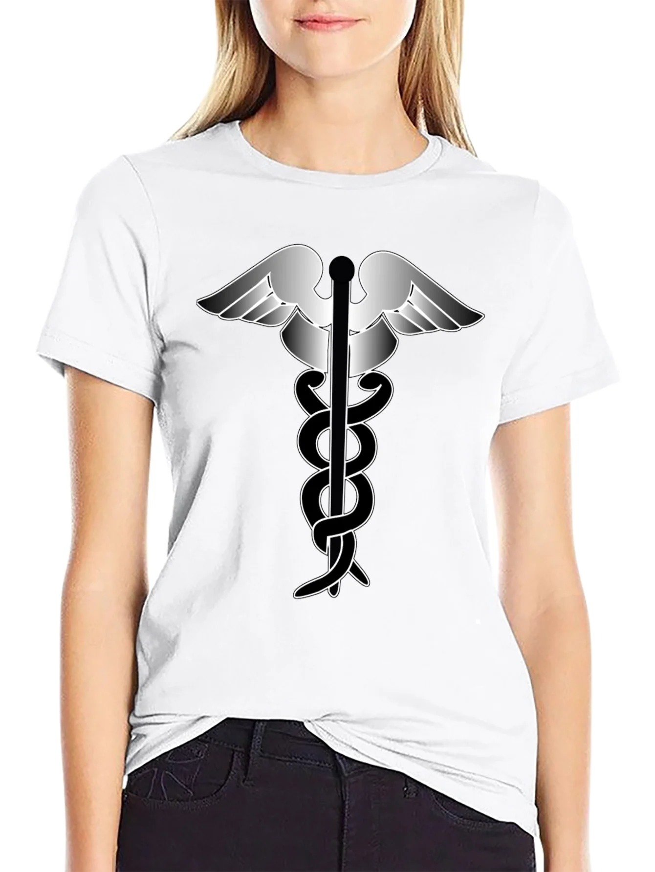 Caduceus T-Shirt - Medical Symbol Tee